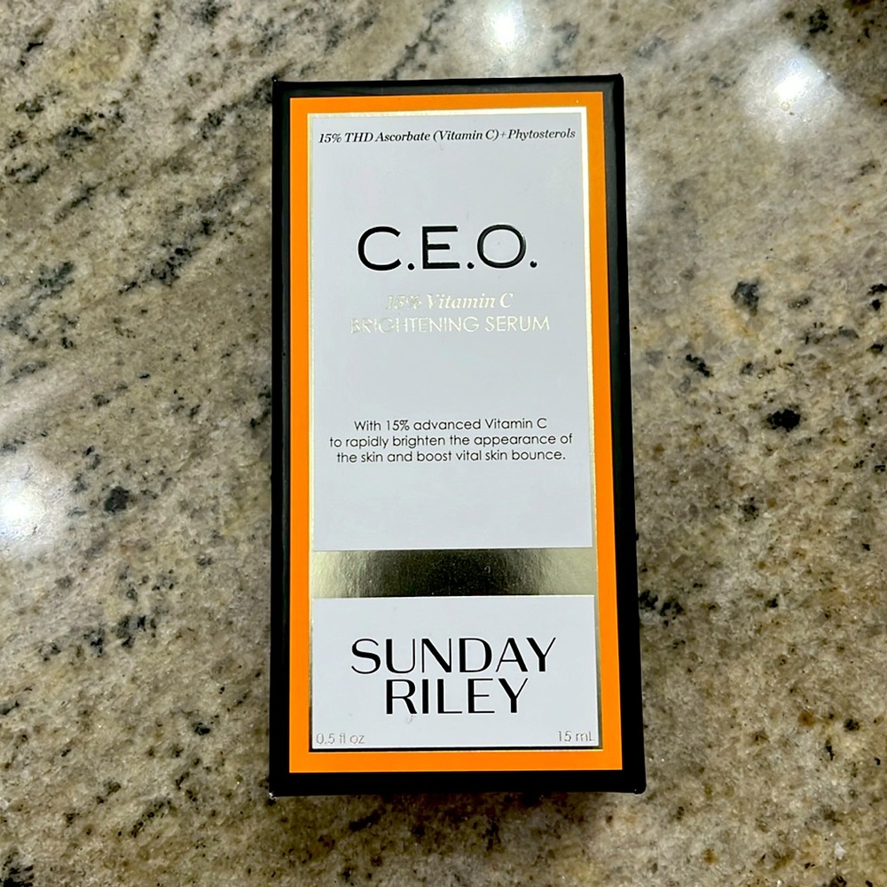 Sunday Riley CEO brightening serum - brand new - .5 Fl oz